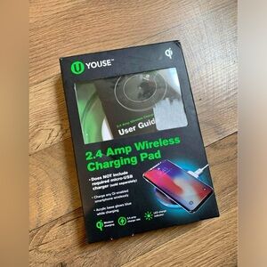 Youse 2.4 Amp Wireless Charging Pad iPhone Portable Battery Charger Qi